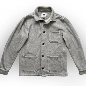 Men’s  Old Navy Gray Button Down Jacket Shacket Cardigan Size M